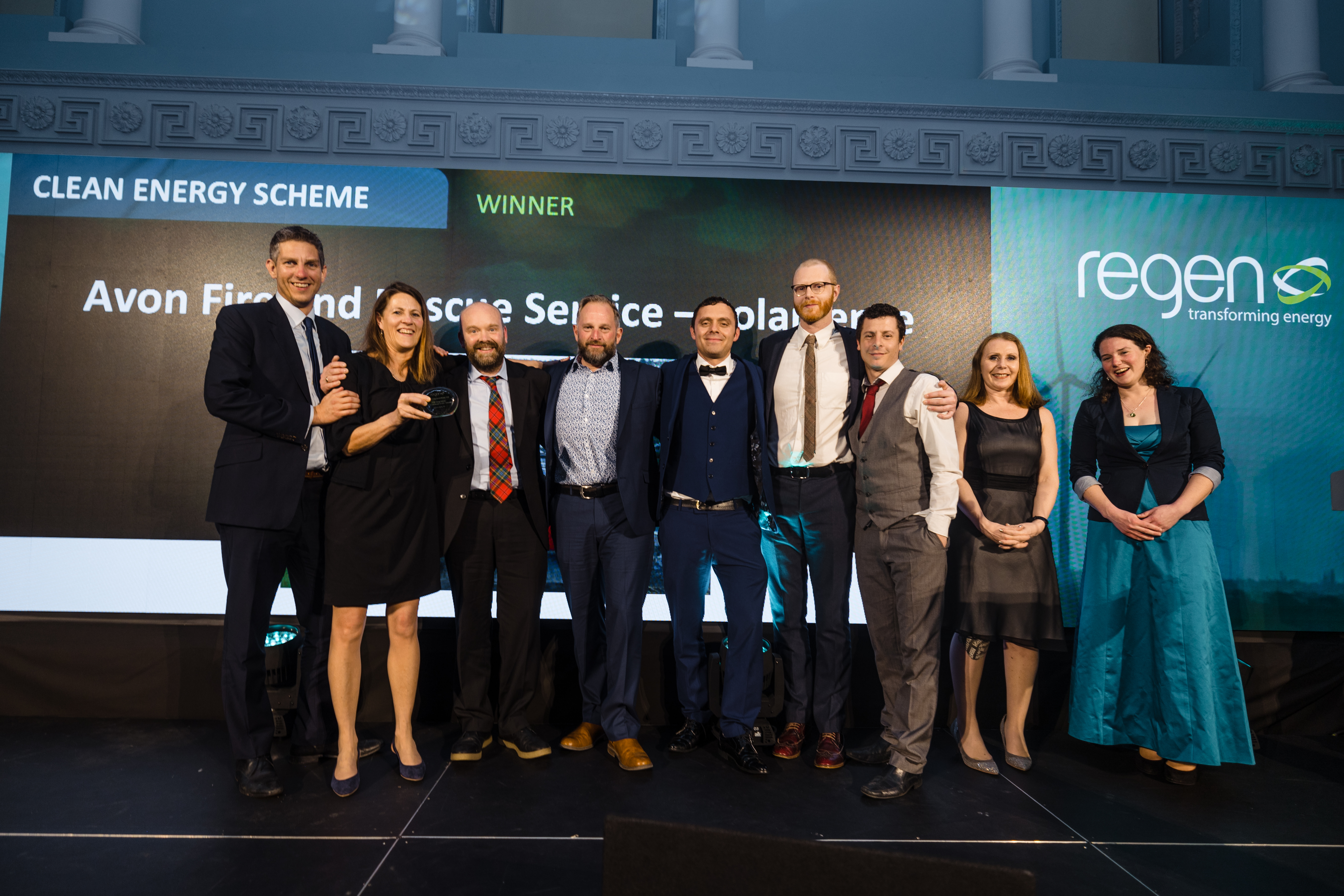 Avon Fire and Rescue Service and contractor Solarsense win clean energy scheme of the year 2022