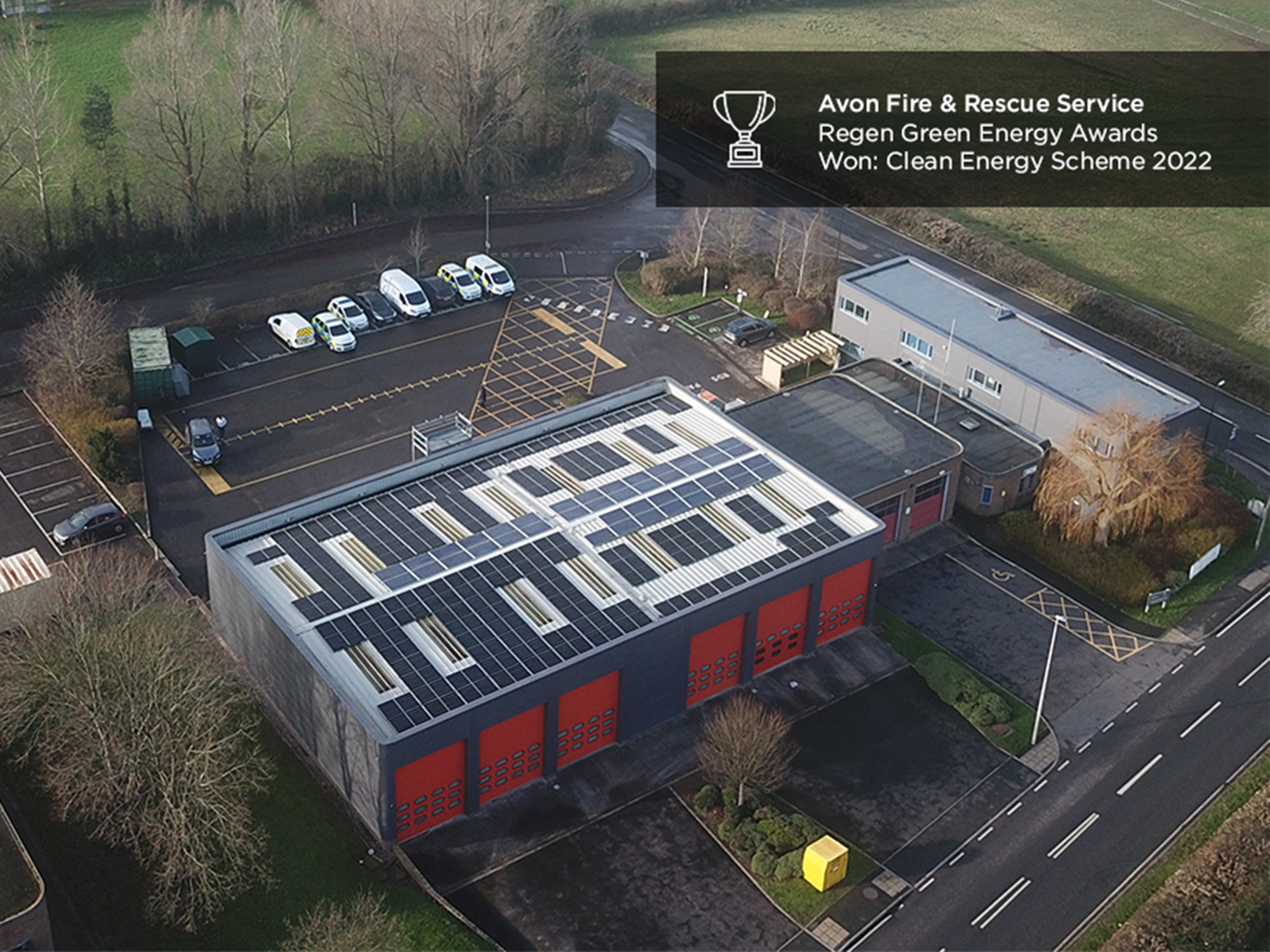 Solar panel installations - Avon Fire & Rescue - Solarsense